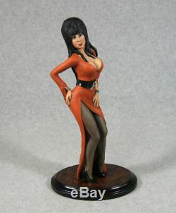 Rare OOAK Halloween Elvira by Laudati Resin Figure Pro Built and Painted Mint