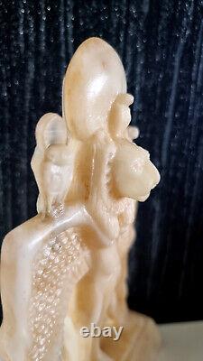 Rare Winged Sekhmet Figure Statue, Egypt Replica Treasures With Certificate