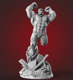 Red Hulk Garage Kit Figure Collectible Statue Handmade Gift Painted