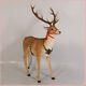 Reindeer for Sleigh Statue Christmas Figure Seasonal Holiday Prop Lifesize Model
