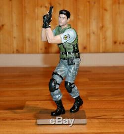 Resident Evil 1 2 3 Chris Redfield Resin Statue Figure Limited Edition Gaya