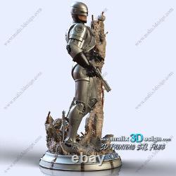 RoboCop Statue (Unpainted Kit) SANIX3D 8K 3D Printed Resin 10cm to 33cm