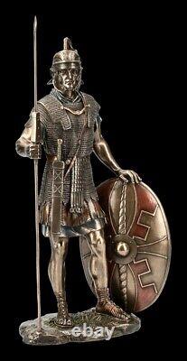 Roman Knight Figure with Spear Veronese Statue Legionary Bronzed