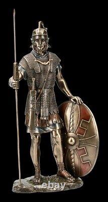 Roman Knight Figure with Spear Veronese Statue Legionary Bronzed