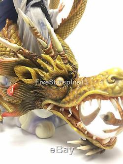 Romance of the three kingdoms zhuge liang riding dragon statue Figure