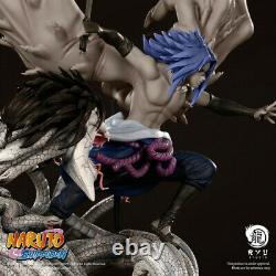 Ryu Studios Official Naruto Uchiha Sasuke 1/6 Statue Figure Original 2Pcs/Set