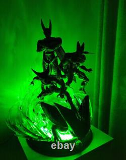 SHK Dragon Ball Z DBZ CELL Resin Figure LED Light Painted Model Statue In Stock