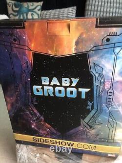 SIDESHOW BABY GROOT Life size MAQUETTE GUARDIANS OF THE GALAXY STATUE FIGURINE