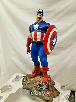 SIDESHOW EXCLUSIVE CAPTAIN AMERICA 1/4 PREMIUM FORMAT FIGURE STATUE HULK Bust