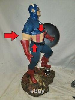 SIDESHOW EXCLUSIVE CAPTAIN AMERICA 1/4 PREMIUM FORMAT FIGURE STATUE HULK Bust