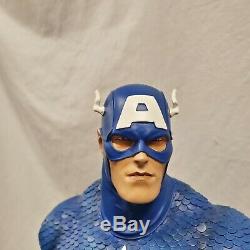 SIDESHOW EXCLUSIVE CAPTAIN AMERICA 1/4 PREMIUM FORMAT FIGURE STATUE HULK Bust