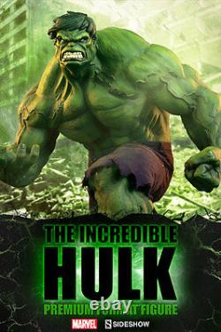 SIDESHOW EXCLUSIVE INCREDIBLE HULK PREMIUM FORMAT FIGURE STATUE Red Grey Bust