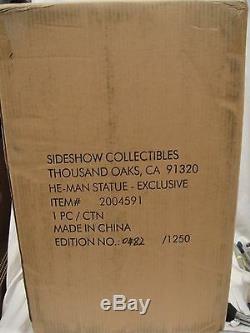 SIDESHOW EXCLUSIVE NEW! HE-MAN PREMIUM FORMAT Figure Statue MARVEL Bust SHE-RA