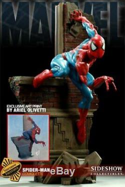 SIDESHOW EXCLUSIVE SPIDER-MAN COMIQUETTE PREMIUM FORMAT Figure Statue Venom