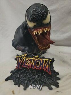 SIDESHOW EXCLUSIVE VENOM BUST SPIDER-MAN MARVEL LEGENDARY SCALE statue FIGURE