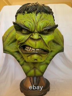 SIDESHOW Incredible HULK Life SIZE BUST STATUE Movie X-MEN FIGURE Avengers Movie