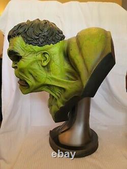 SIDESHOW Incredible HULK Life SIZE BUST STATUE Movie X-MEN FIGURE Avengers Movie