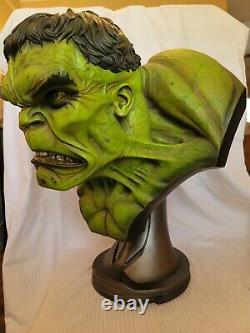 SIDESHOW Incredible HULK Life SIZE BUST STATUE Movie X-MEN FIGURE Avengers Movie