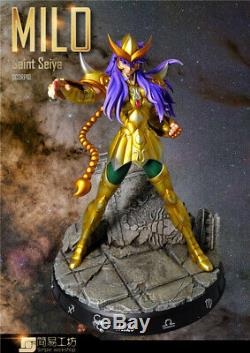 Saint Seiya Milo Scorpio Resin GK Statue 12 Gold Saints Series Action Figure New
