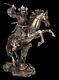 Samurai Figure Warrior on Rising Horse Veronese Decorations Statue