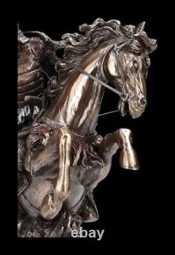 Samurai Figure Warrior on Rising Horse Veronese Decorations Statue