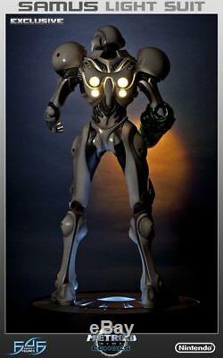 Samus Light Suit Exclusive Statue 162/1000 First 4 Figures Metroid NEW SEALED