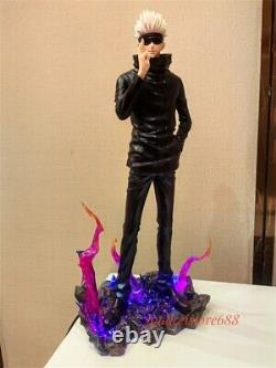 Satoru Gojo Resin Figure GK Statue Model LX Studio Led 34cm withtwo Heads