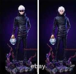 Satoru Gojo Resin Figure GK Statue Model LX Studio Led 34cm withtwo Heads