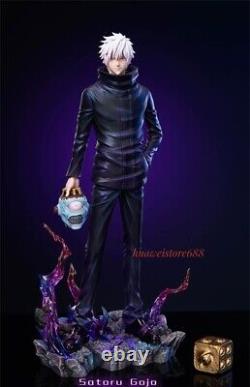 Satoru Gojo Resin Figure GK Statue Model LX Studio Led 34cm withtwo Heads