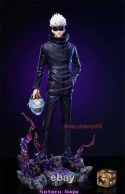 Satoru Gojo Resin Figure GK Statue Model LX Studio Led 34cm withtwo Heads