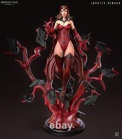 Scarlet Witch Heroicas Comics Garage Kit Figure Collectible Statue Handmade