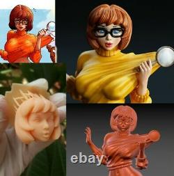 Scooby Doo Sexy Velma Custom Resin Model Kit GK Figure Statue 1/6 28cm