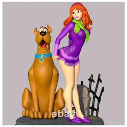 Sexy Daphne and Scooby Doo Garage Kit Figure Collectible Statue Handmade Gift