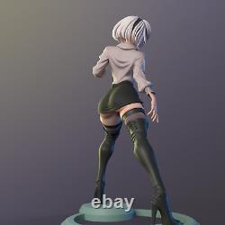 Sexy Teacher Unpainted Resin Scale Model TTRPG Figure Nude