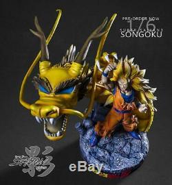 Shadow Dragon Ball Super Saiyan 3 Goku Dragon Fist Resin Statue Figure MRC Xceed