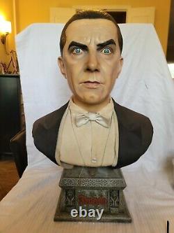 Sideshow 11 Scale Dracula Bela Lugosi Life Size Bust Statue Figure Sample