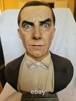 Sideshow 11 Scale Dracula Bela Lugosi Life Size Bust Statue Figure Sample