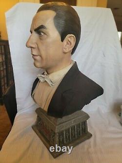 Sideshow 11 Scale Dracula Bela Lugosi Life Size Bust Statue Figure Sample