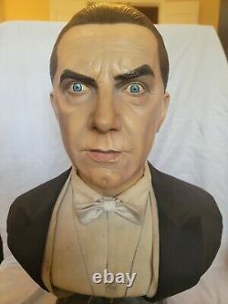 Sideshow 11 Scale Dracula Bela Lugosi Life Size Bust Statue Figure Sample