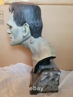 Sideshow 11 Scale Frankenstein Silver Scree Life Size Bust Statue Figure Sample