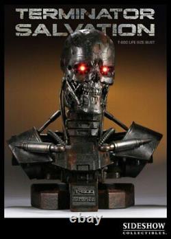 Sideshow 11 Scale Life-size Terminator T-600 Endoskeleton Bust Statue Figure