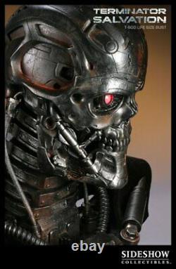 Sideshow 11 Scale Life-size Terminator T-600 Endoskeleton Bust Statue Figure