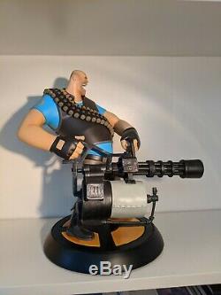 Sideshow Gaming Heads Team Fortress 2 The Blu Heavy Statue Figure Collectible Tf