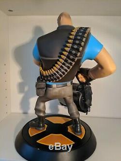 Sideshow Gaming Heads Team Fortress 2 The Blu Heavy Statue Figure Collectible Tf