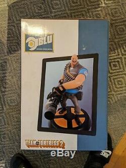 Sideshow Gaming Heads Team Fortress 2 The Blu Heavy Statue Figure Collectible Tf