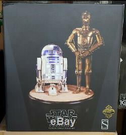 Sideshow Star Wars C-3po And R2-d2 Premium Format Figure 1/4 Statue Exclusive