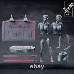 Silent Hill Nurse Game Garage Kit Figure Collectible Statue Handmade