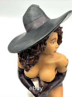 Simon Laurens Sexy Witch Resin Figure Statue 10 Tall Signed