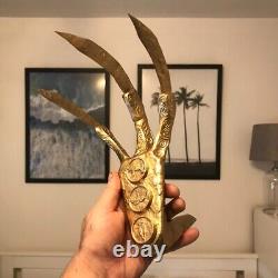 Skyrim Golden Dragon Claw Solid Resin High Quality Statue! Geek Gift. Gamer