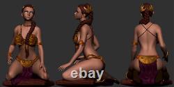 Slave Princess Fan art 3d printed 12k Figure resin model kit UNPAINTED UNASSEMBL